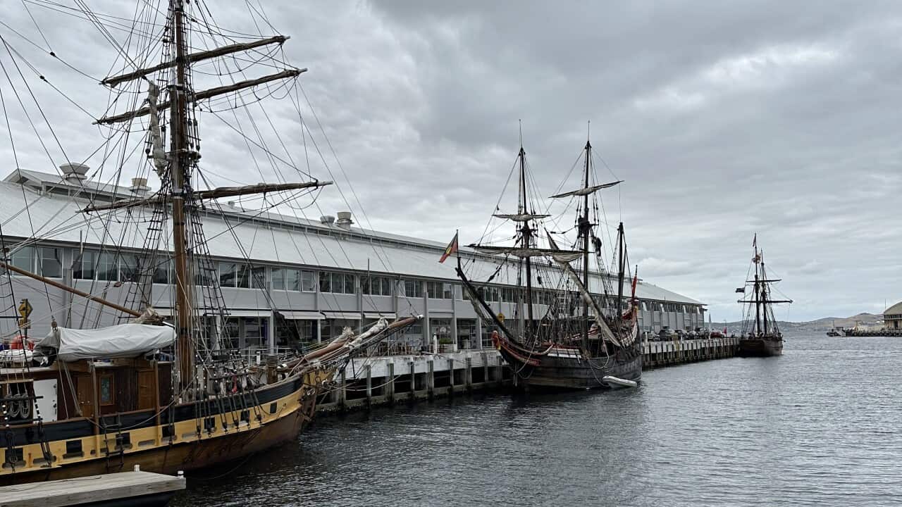 De Duyfken replica in Hobart