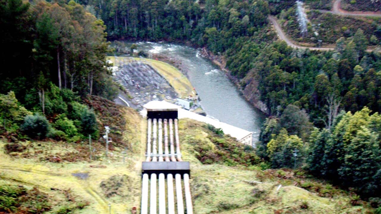 Hydro scheme in Tasmania.
