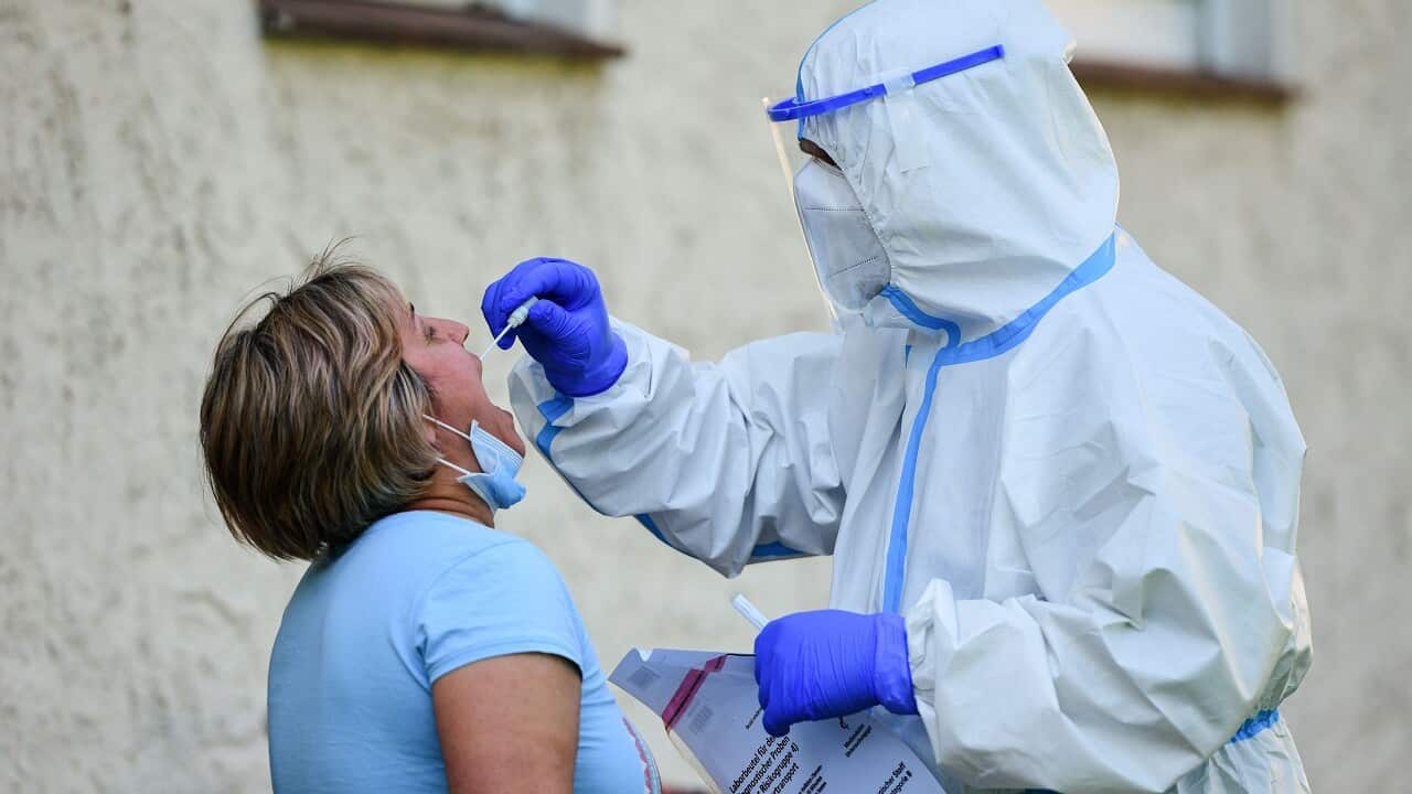 COVID-19 testing in Germany.