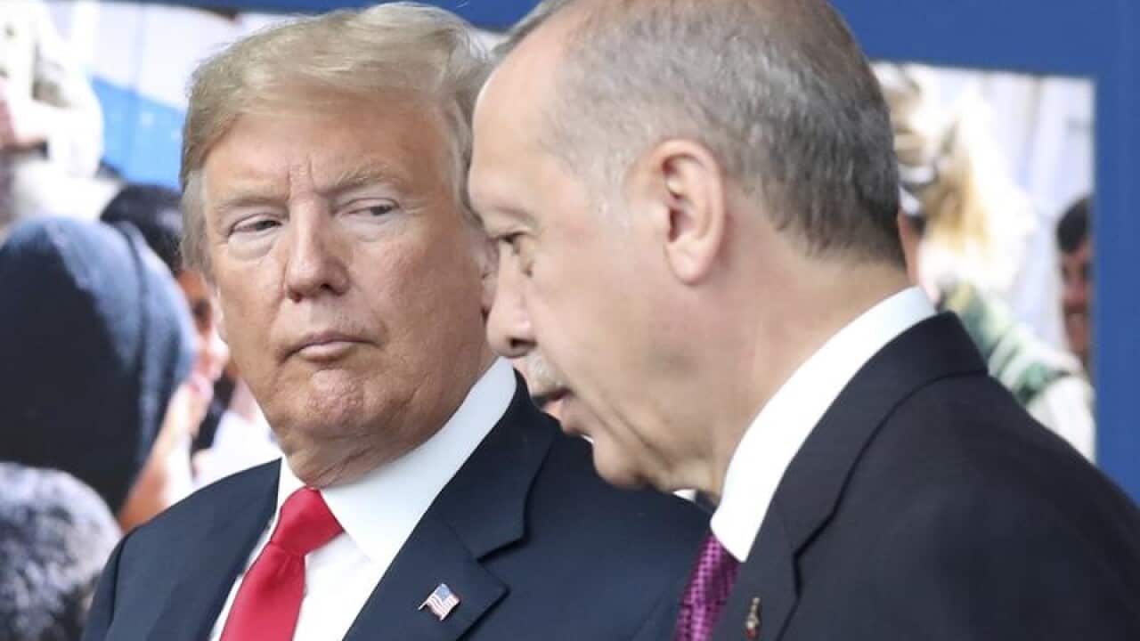 Donald Trump and Recep Tayyip Erdogan