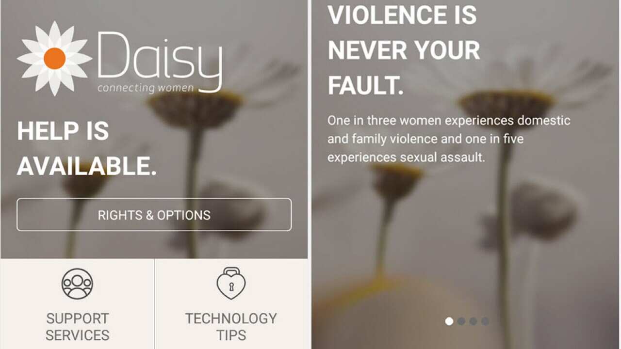 The Daisy app - developed by 1800RESPECT – gives users access to specialist services at the touch of a button. 