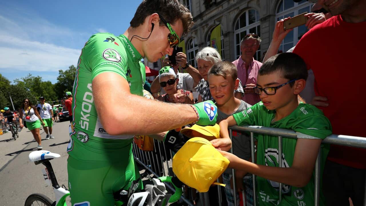 Arnaud Démare is in green and hoping to keep it that way.