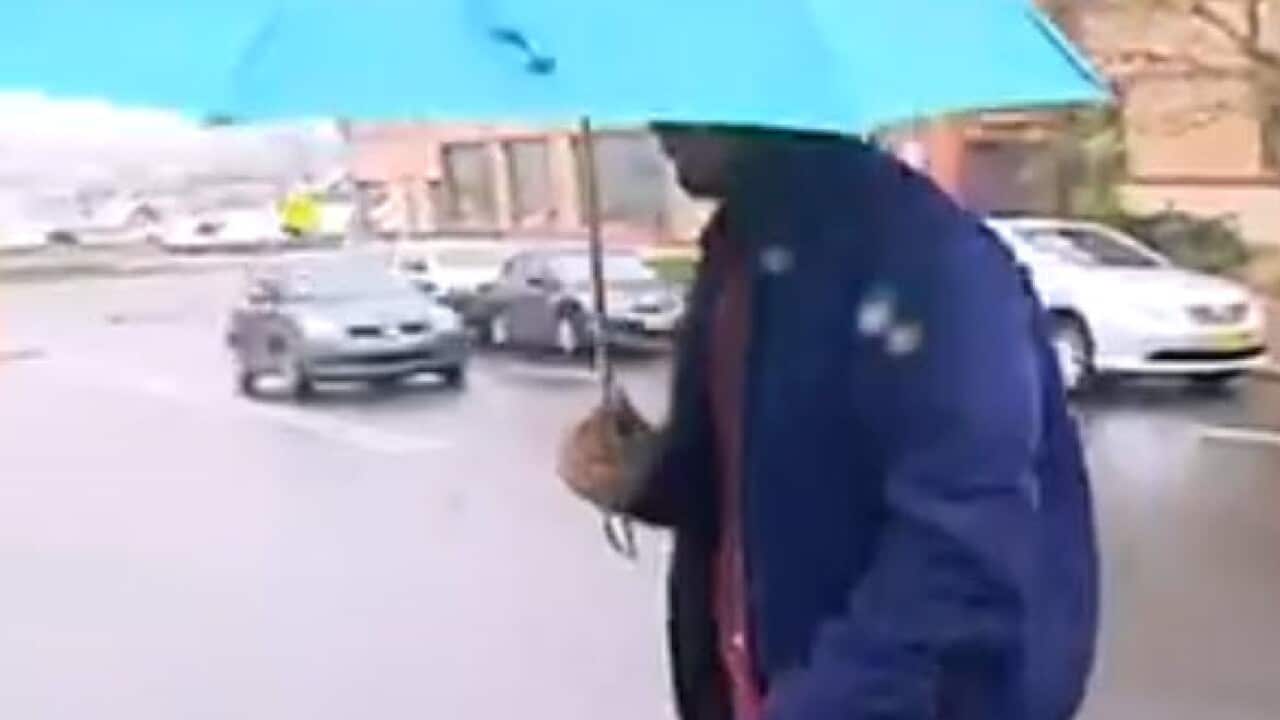 Chaksham Verma outside Campbelltown court