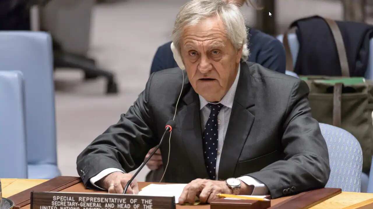 The United Nations Secretary-General's Special Representative for Somalia Nicholas Haysom