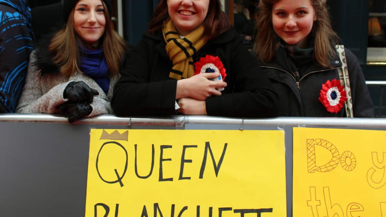 Three Cate Blanchett fans.