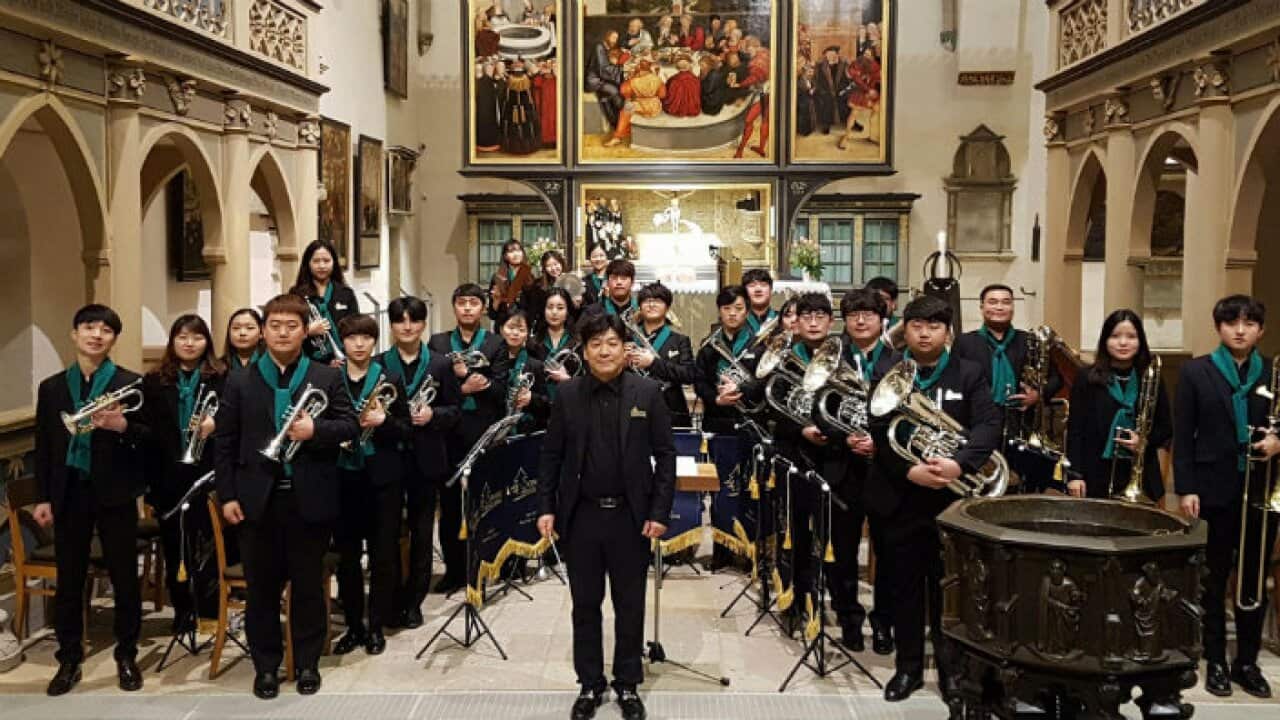 Pine Tree Brass Band (Sonamu Brass Band) and Director Jueng Sup Kim