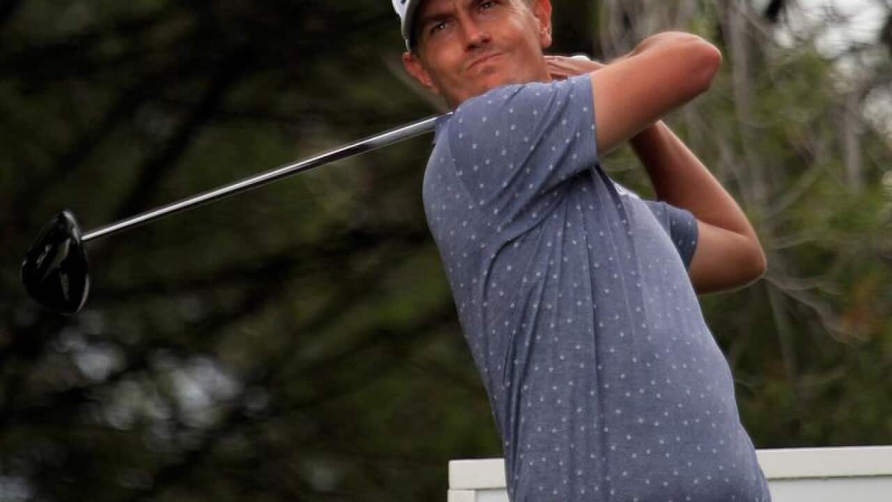 Australian golfer Jason Scrivener