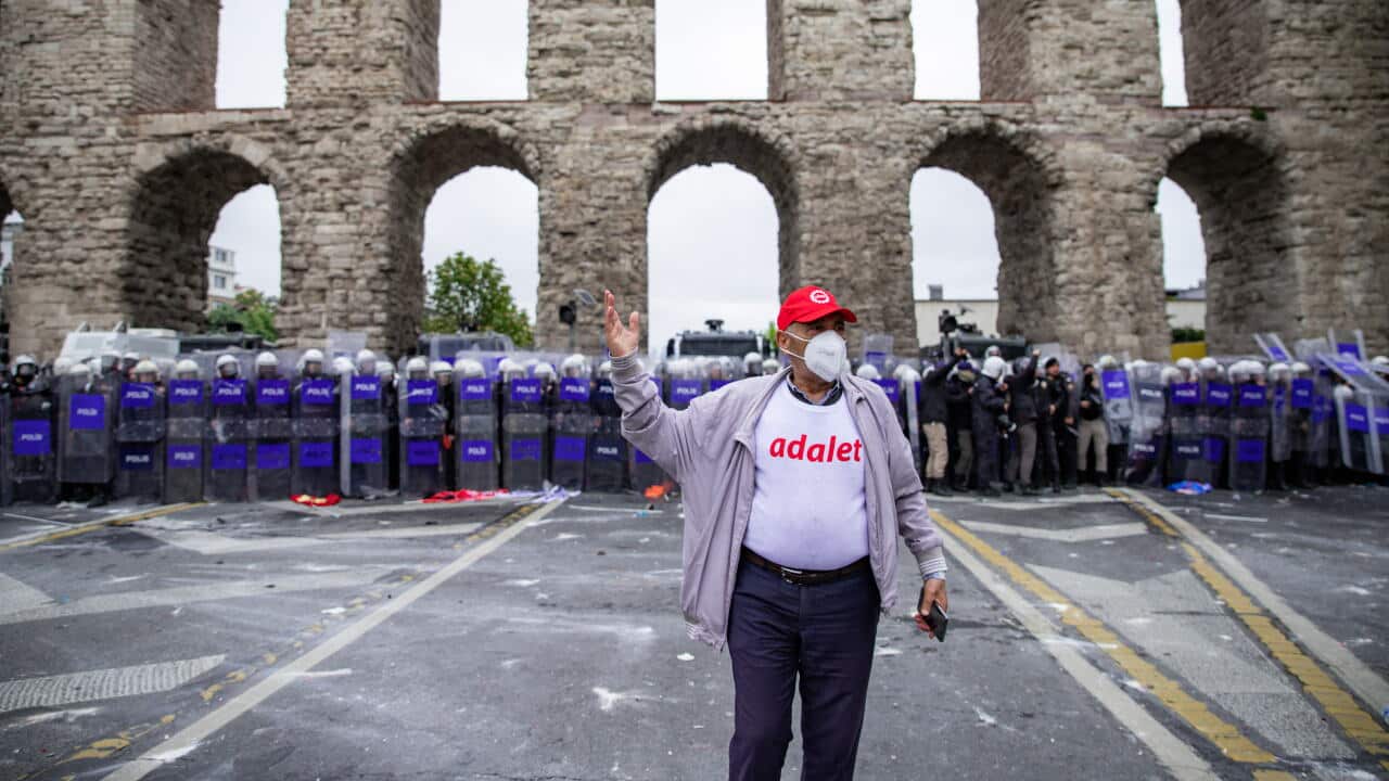 May Day demonstration in Istanbul