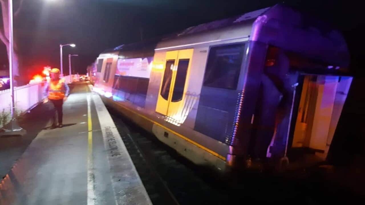 NSW train derail