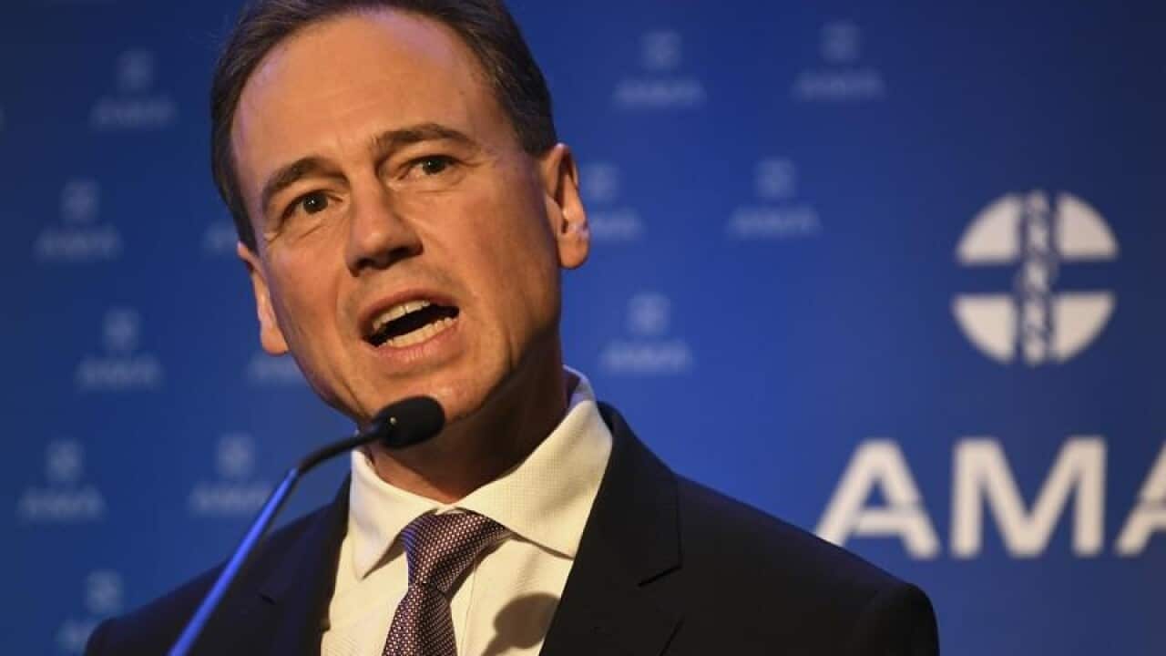 Australian Minister for Health Greg Hunt