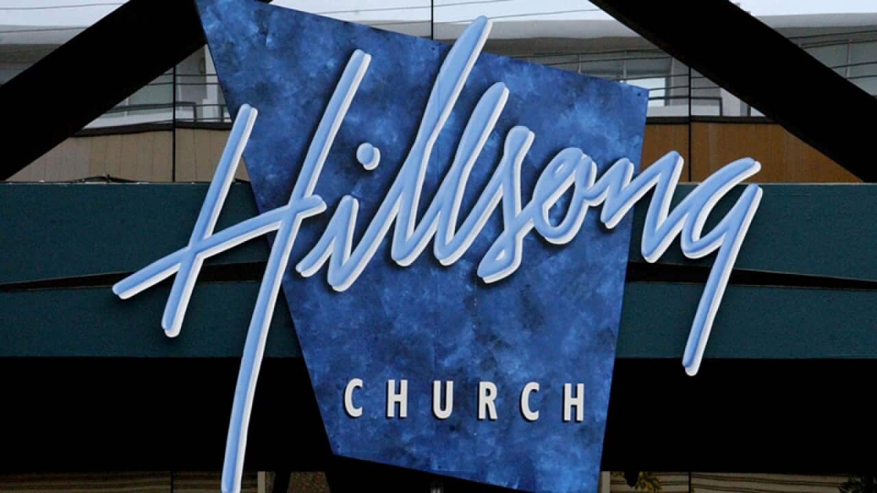 A Hillsong Church sign