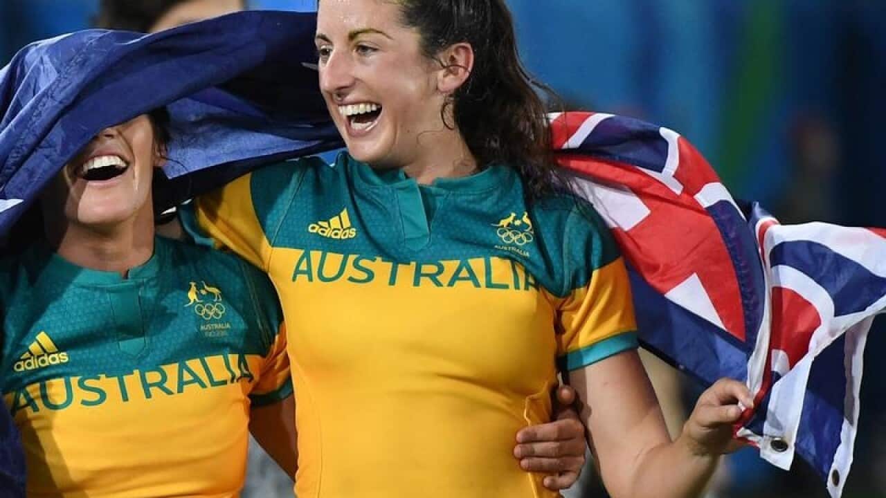 Charlotte Caslick and Alicia Quirk.