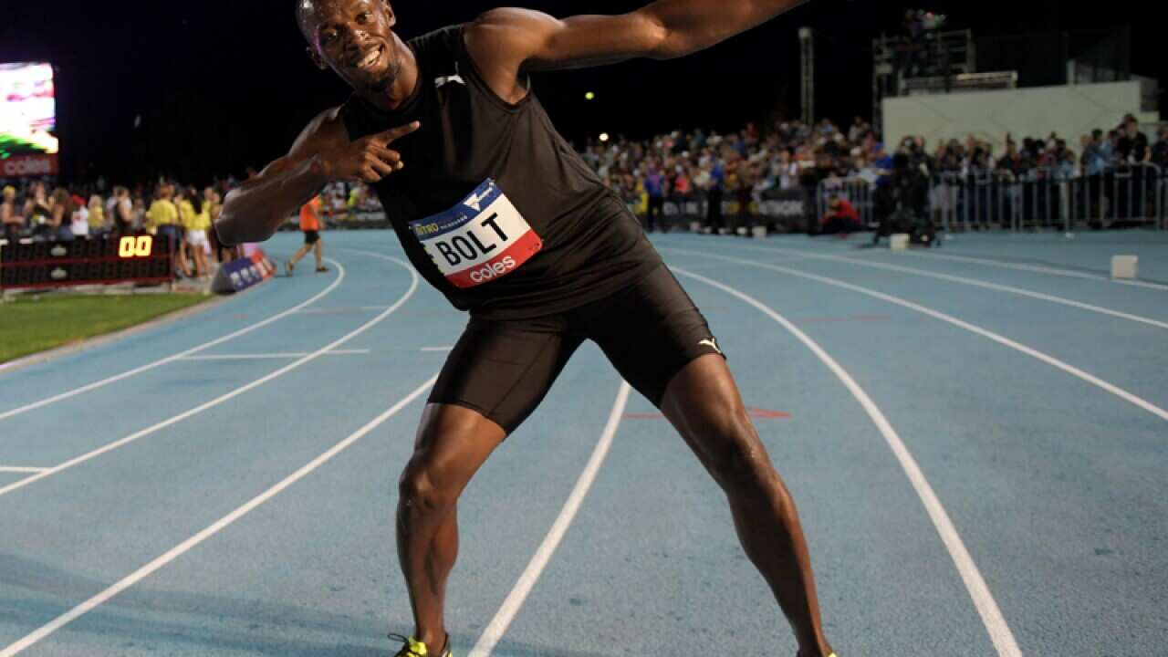 Jamaican sprinter Usain Bolt