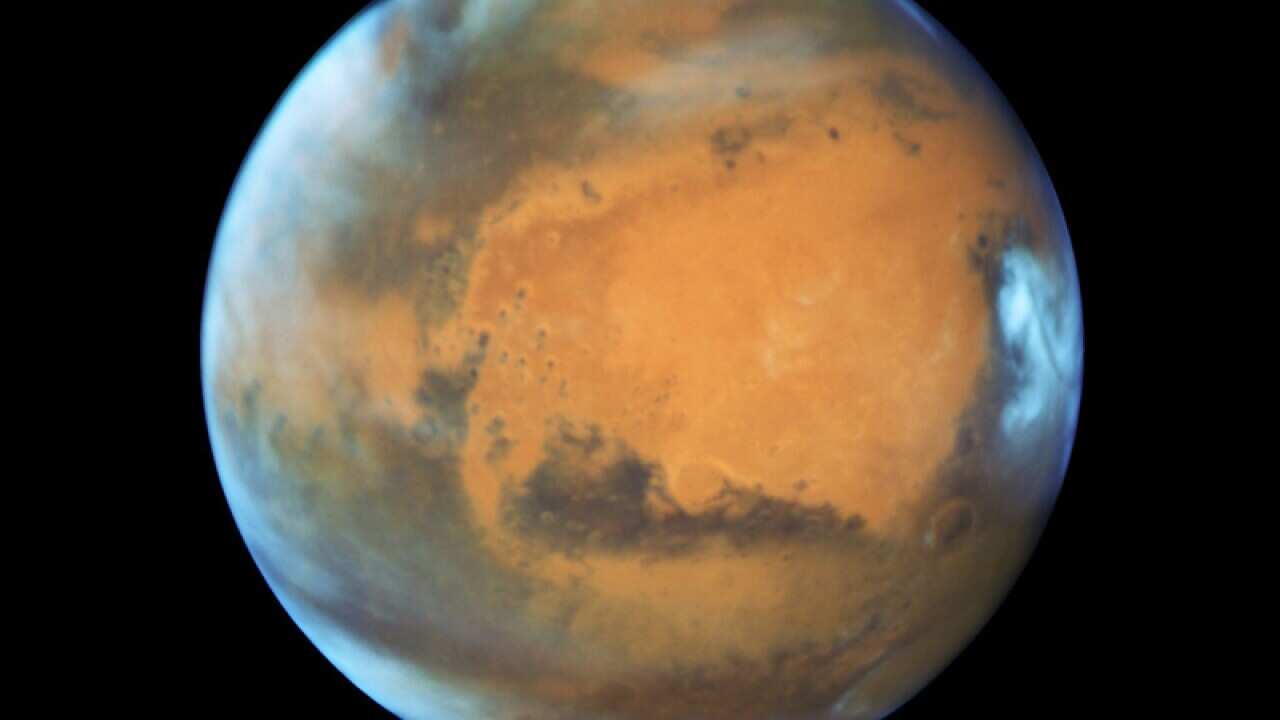 A space image of Mars
