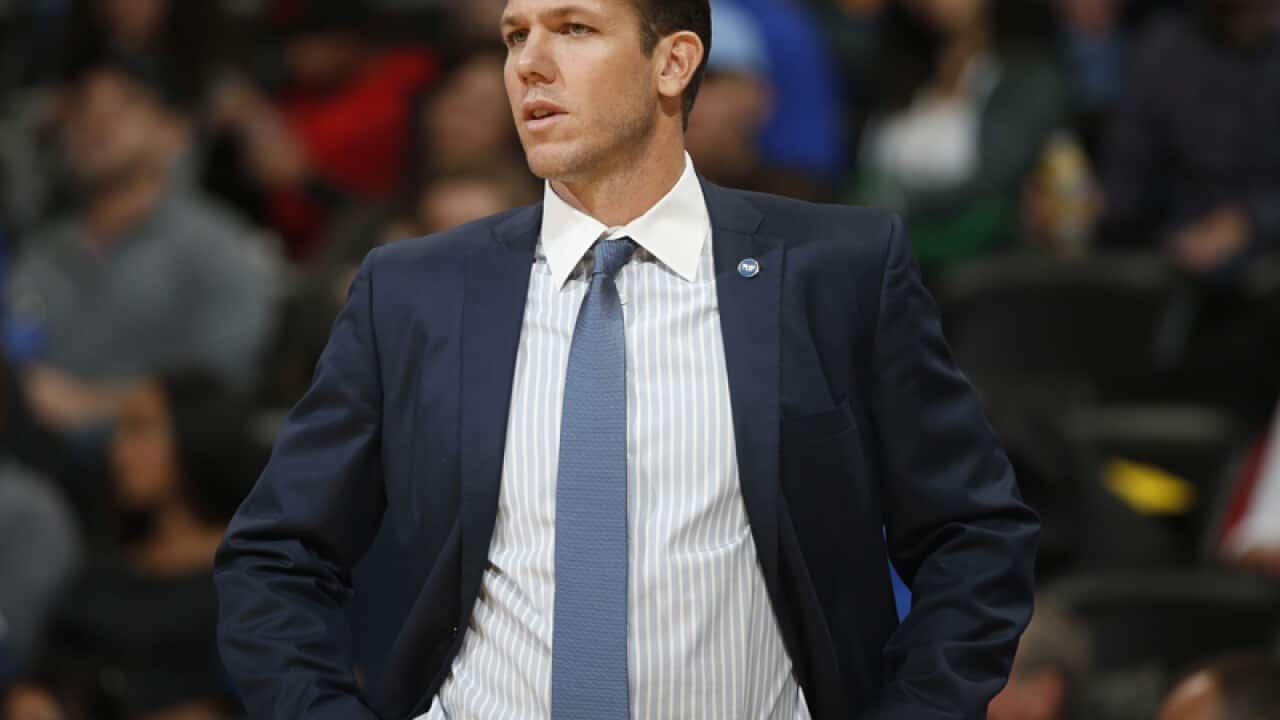 Golden State Warriors interim head coach Luke Walton