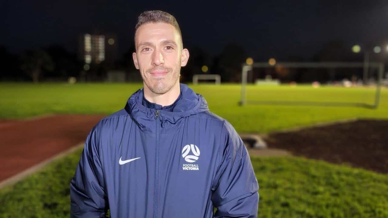 Football Victoria's Andrew Meimarakis says referees are being turned away from the game because of abuse (SBS).jpg