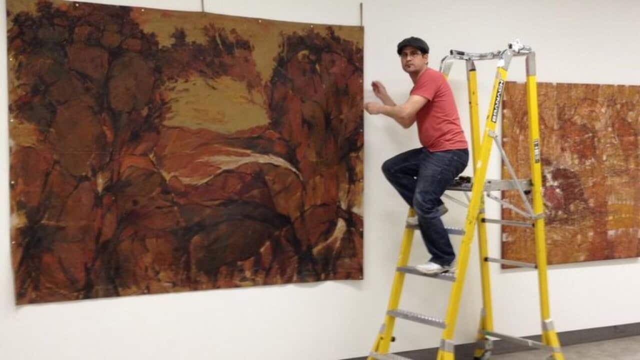 Painting Arab artist Melbourne