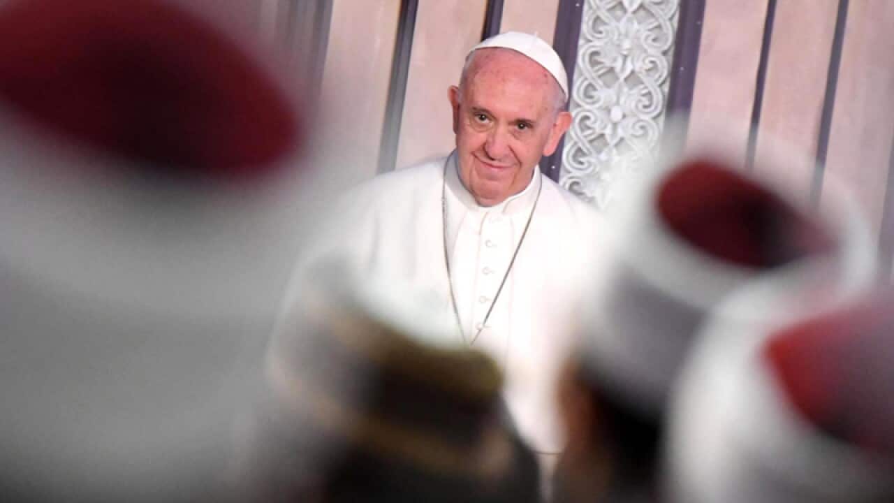 Pope Francis attends al-Azhar international peace conference
