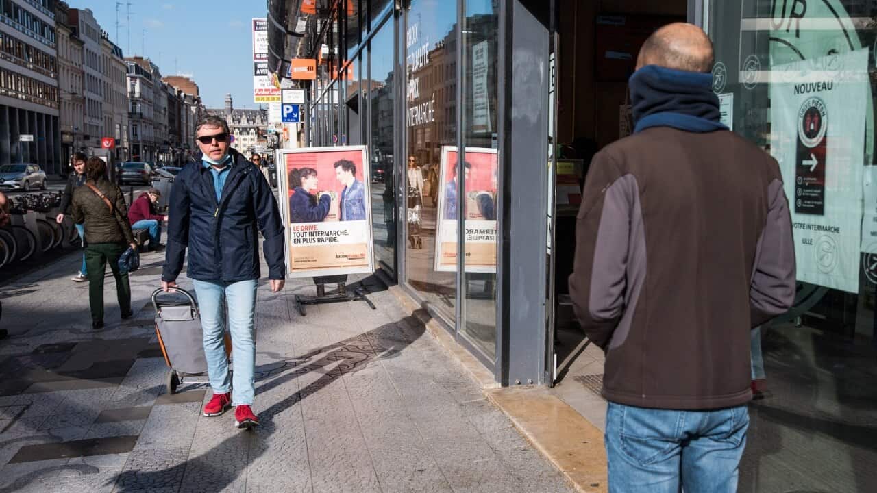 The first day of the end of the confinement in Lille, France