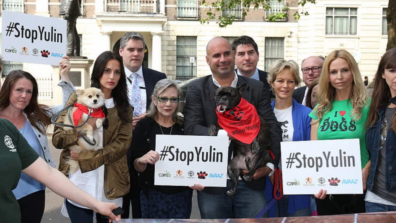 Humane Society Petition Photocall