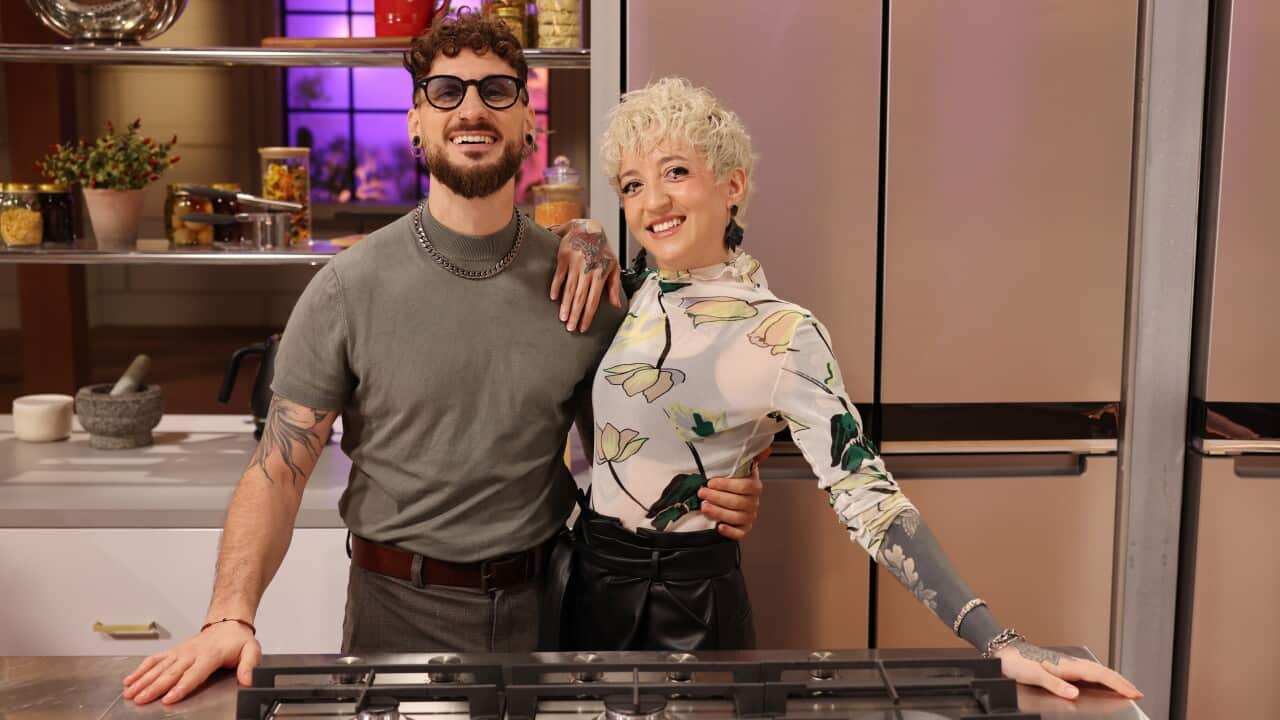 Simone and Viviana in MKR Kitchen