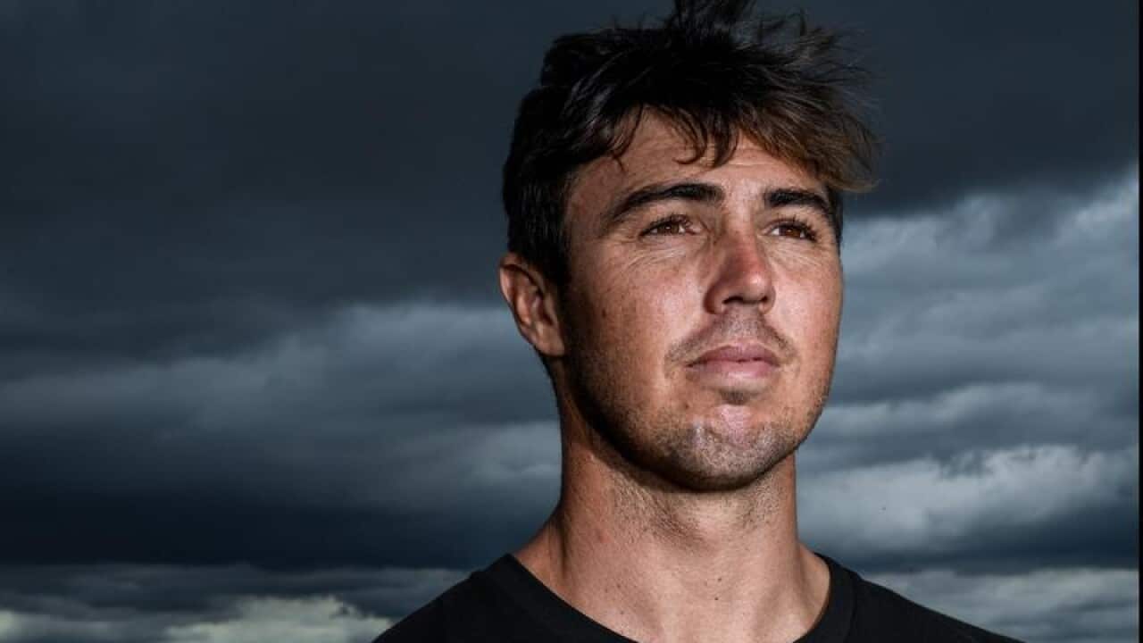 Iain Jensen poses for a photograph at the Infotrack official launch.