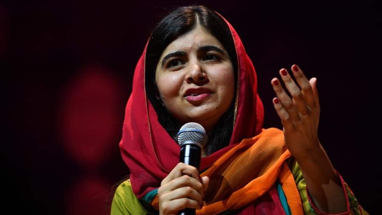 Nobel Peace Prize laureate Malala Yousafzai in Sydney