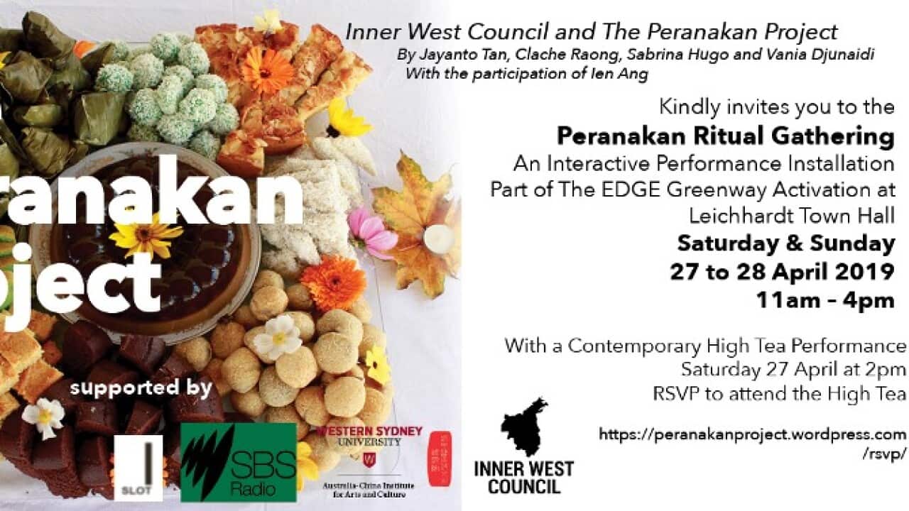 Flyer for the Peranakan Project 2019.