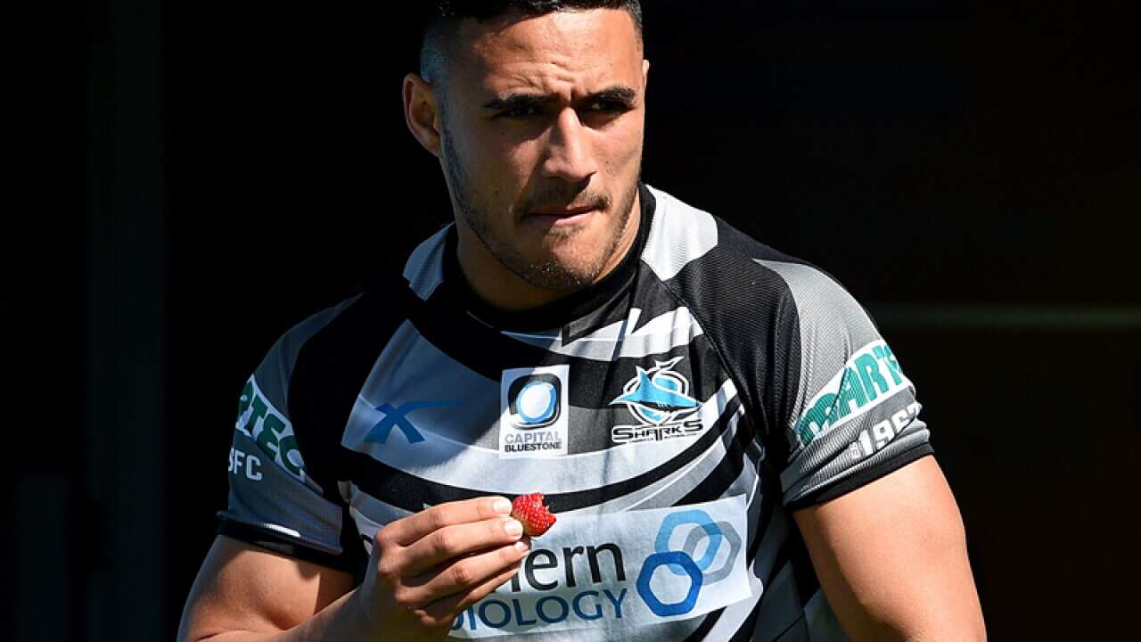 Cronulla Sharks player Valentine Holmes
