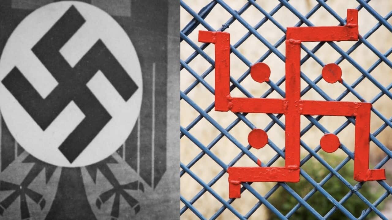 nazi symbol and swastika
