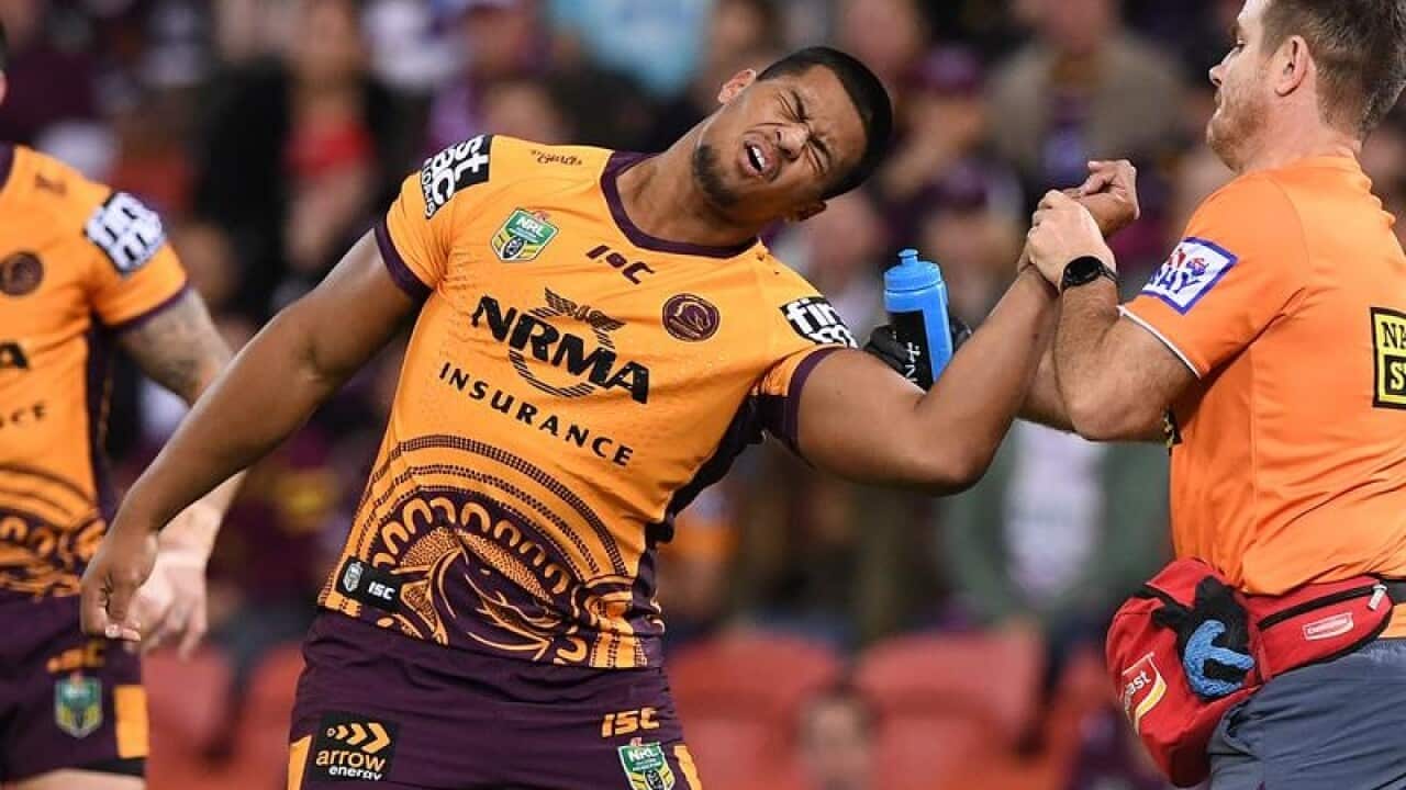 Payne Haas has a shoulder injury