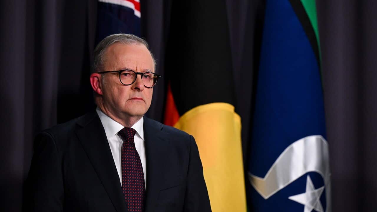 Anthony Albanese speaking after Australia rejected the Indigenous Voice