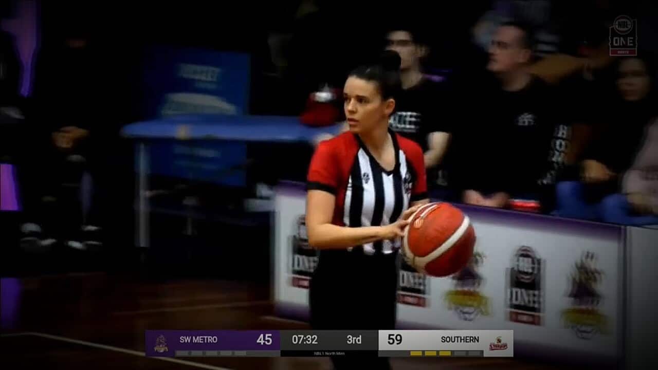 Jacqui Dover in action