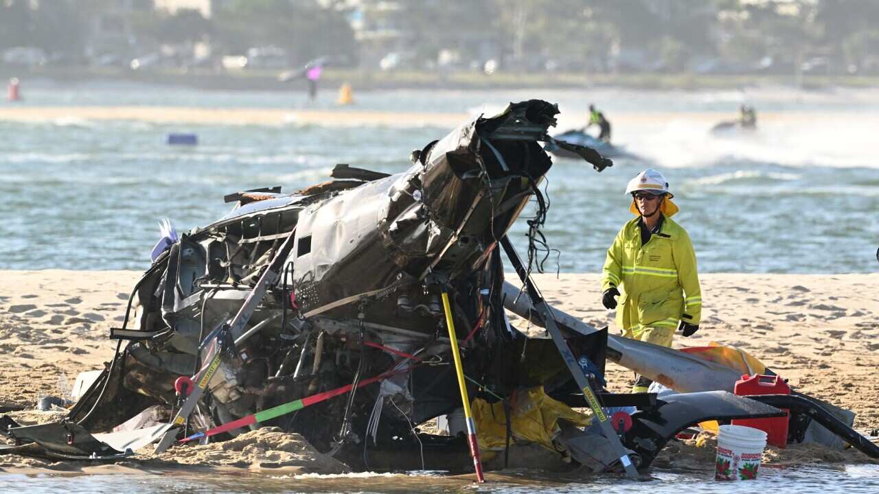 HELICOPTER COLLISION GOLD COAST