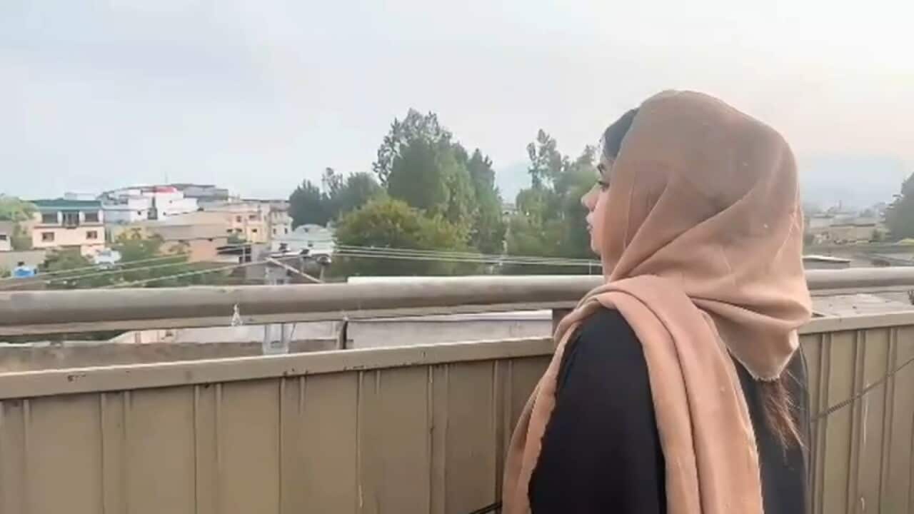 Afghan Lina Amani in exile - SBS supplied.jpg