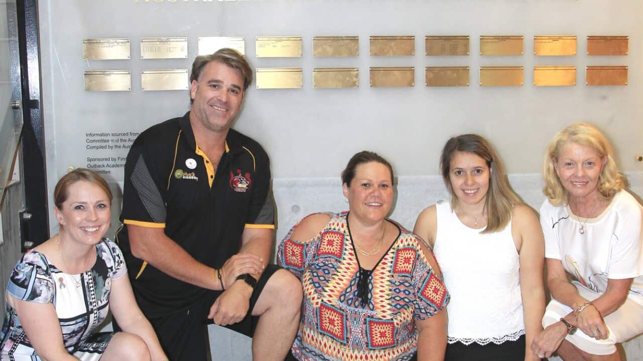 L to R: Kate McLoughlin (2016 Chef de Mission); Brad Ness (Paralympian and Outback Academy rep); Tracy Barrell (Indigenous Paralympian); and Amanda Fowler (Indigenous Paralympian).