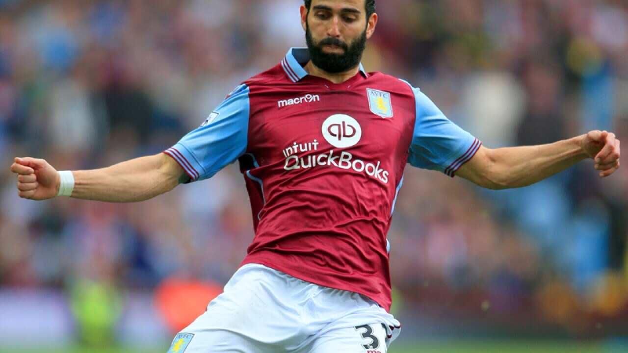 Aston Villa's Jose Angel Crespo