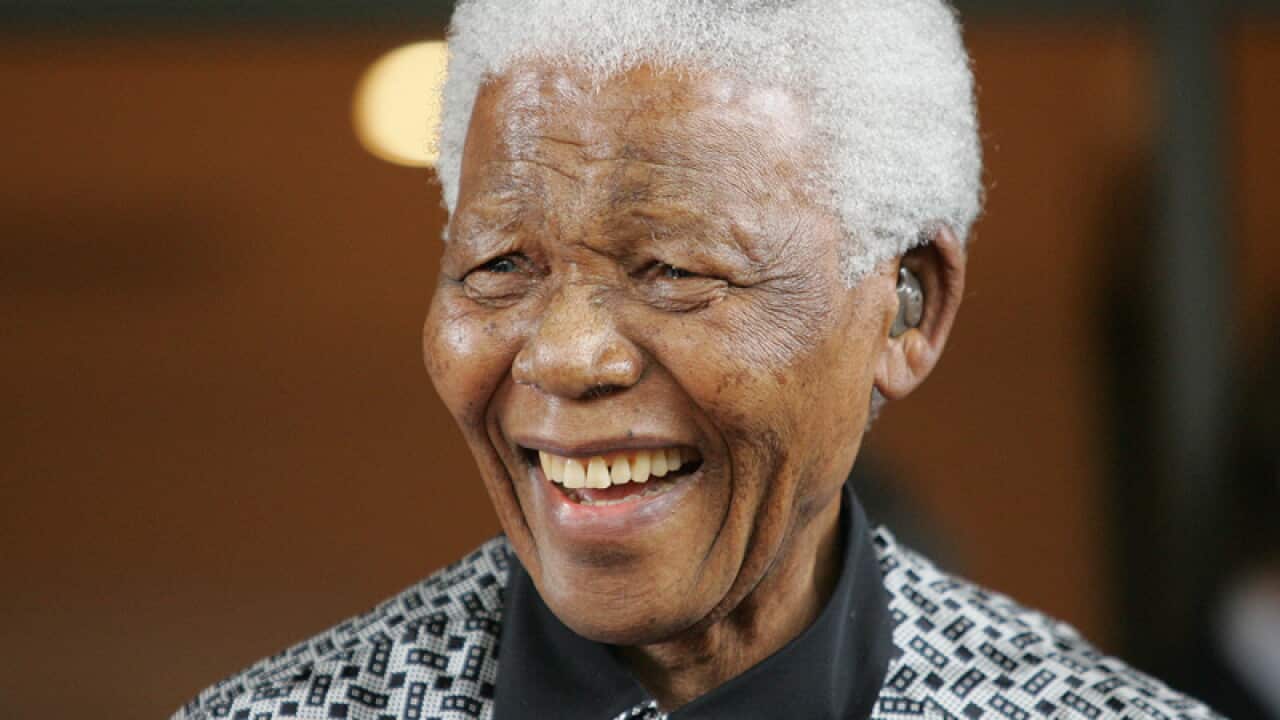 Former South African President Nelson Mandela