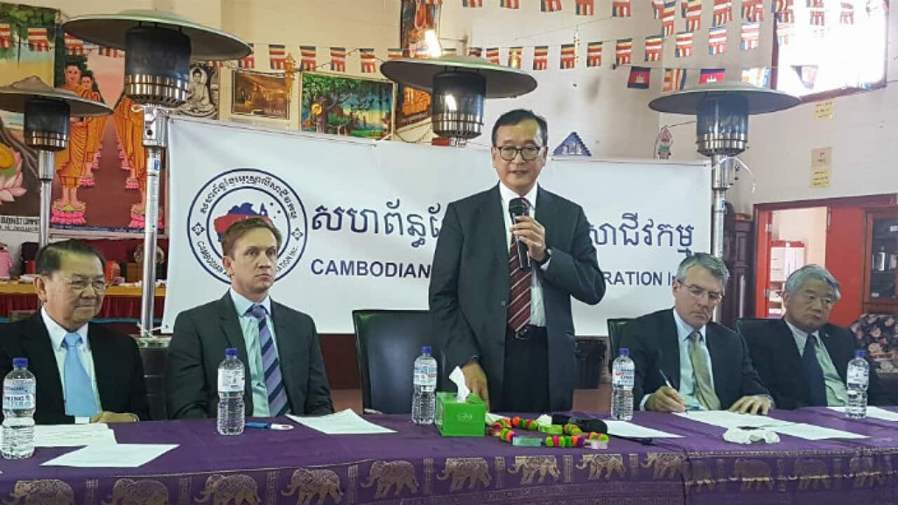 Sam Rainsy in Australia