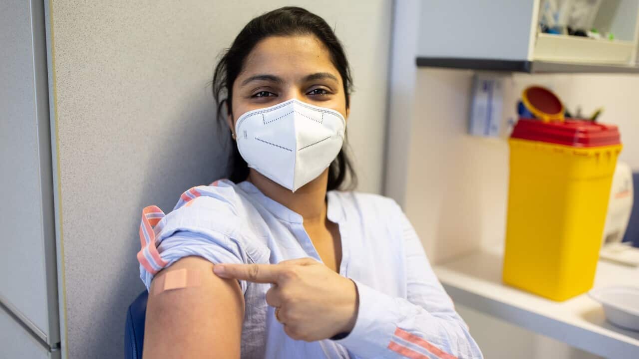 Woman proud to have received vaccine
