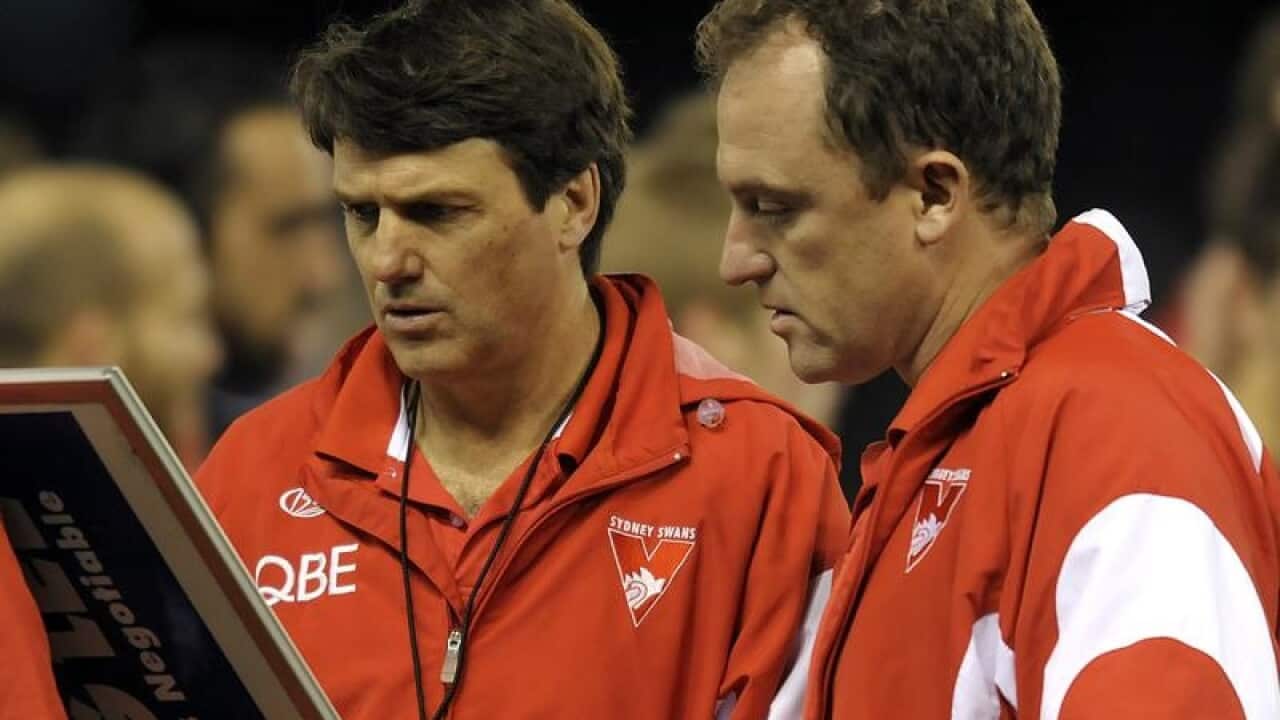 Paul Roos and John Longmire in 2003