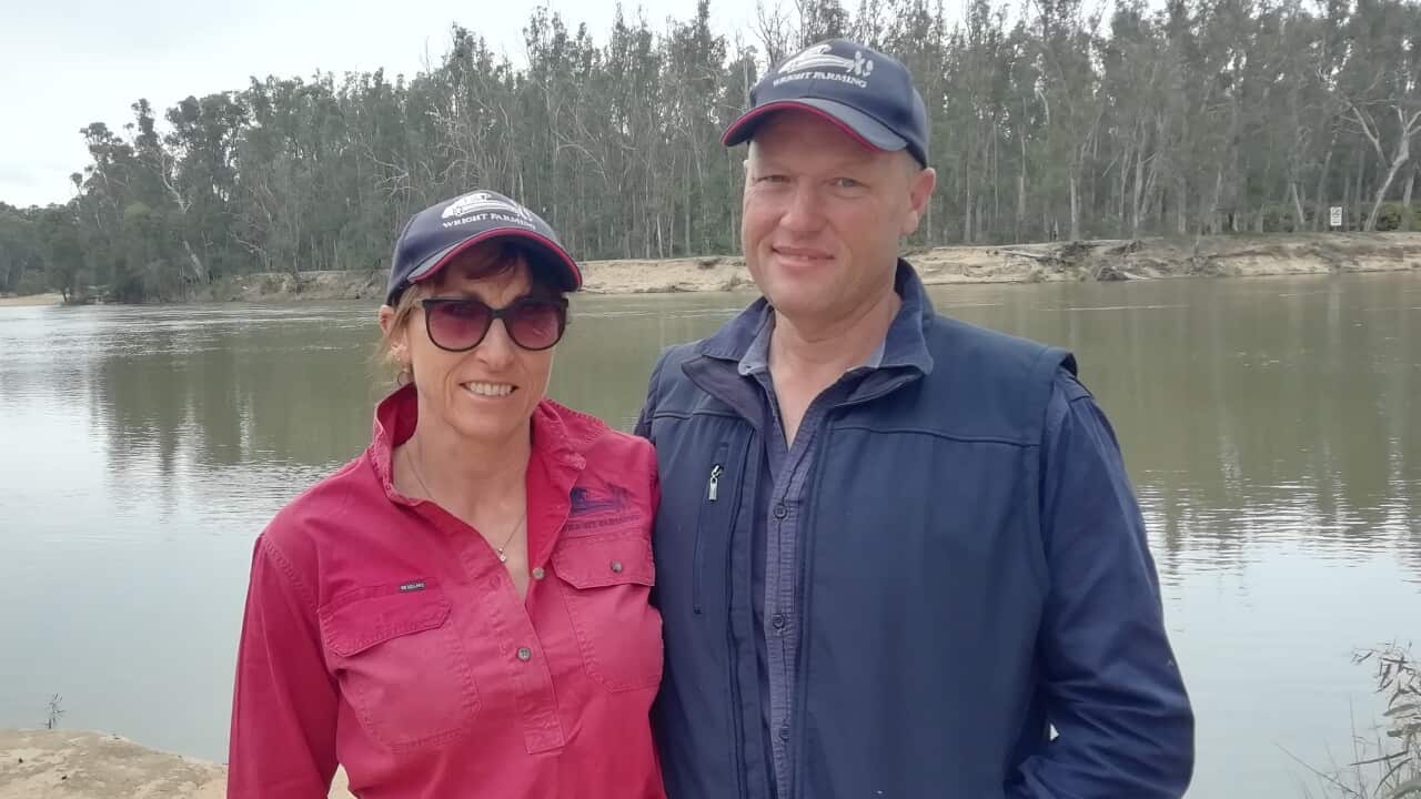 Brett Wright and his wife Joe says with the drought the current plan is having a blow to the future of their farm.