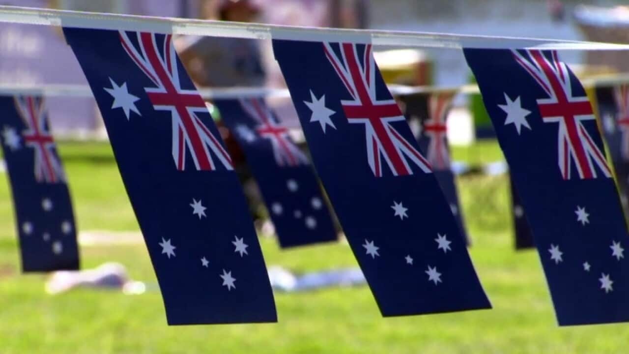 Australian flags