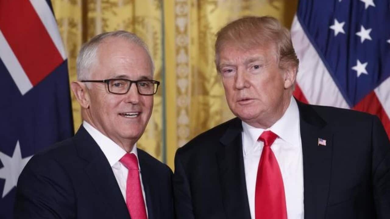 Malcolm Turnbull and Donald Trump.