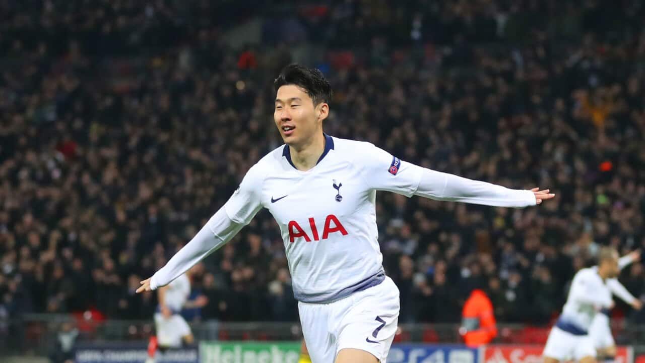 Son nabs his 16th goal in the season.