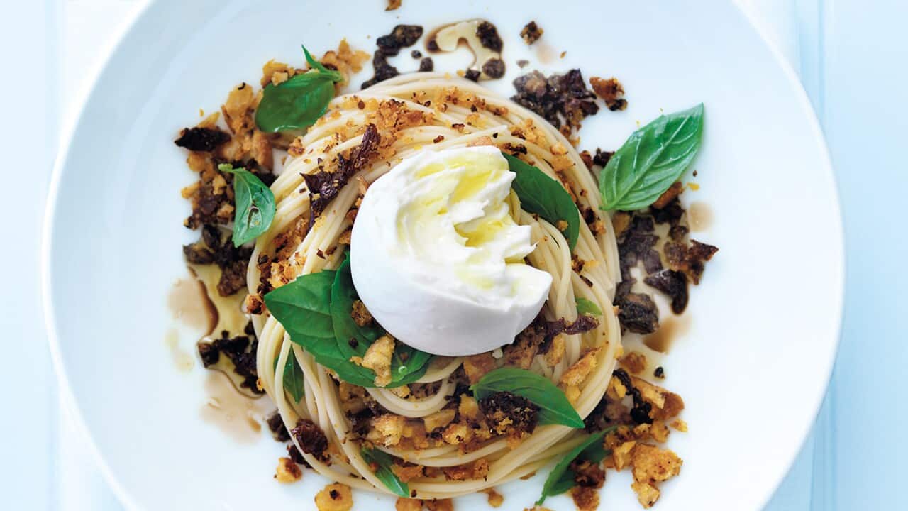 Rustic summer crumb pasta