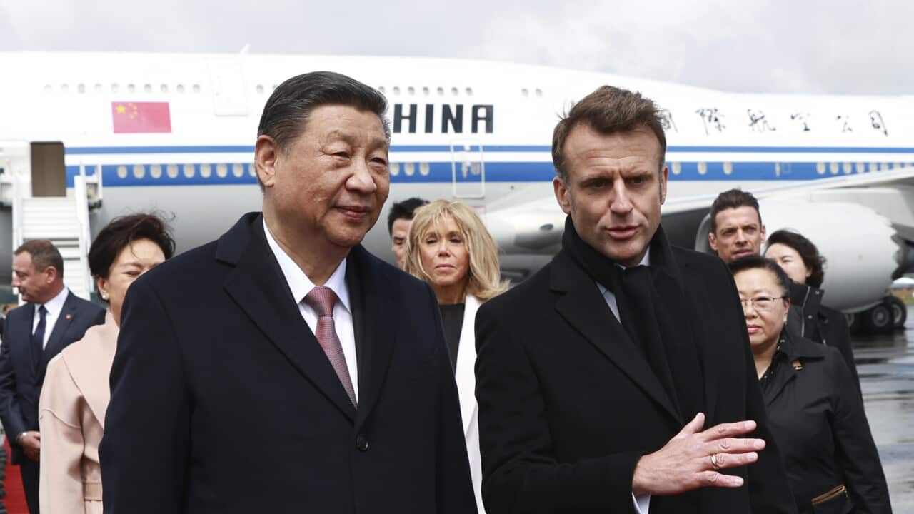 French President Macron receives Chinese President Xi Jinping in Pyrenees