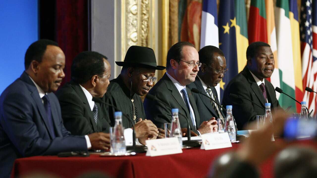 West African leaders meeting in Paris have approved an action plan to counter extremist group Boko Haram