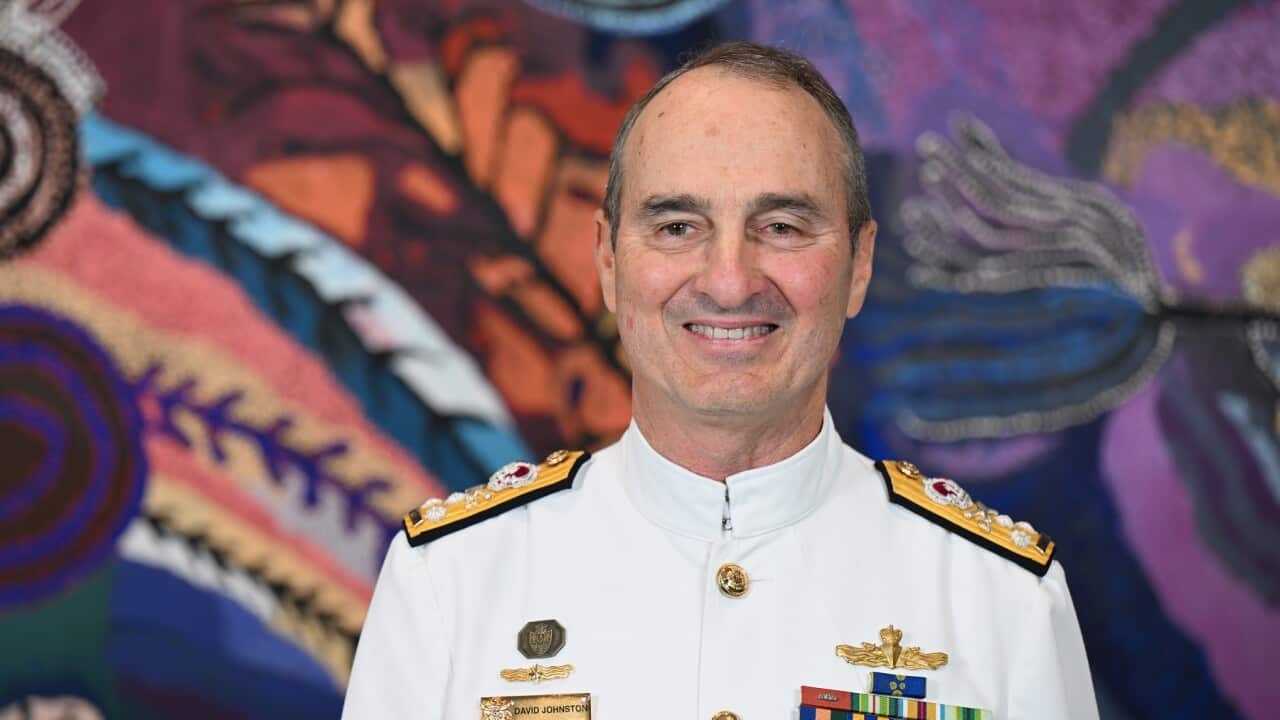 Incoming Chief of the Australian Defence Force Vice Admiral David Johnston (AAP)
