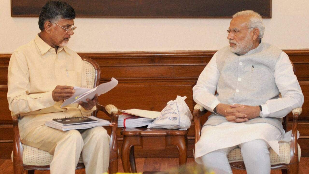 Chandrababu Naidu and Modi